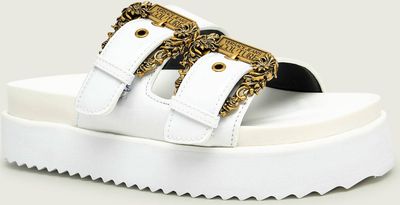 Klapki damskie letnie Versace Jeans Couture ze sklepu: Gomez Fashion Store w kategorii: Klapki damskie - zdjęcie 874714-BD9-10338_VR262W000032003
