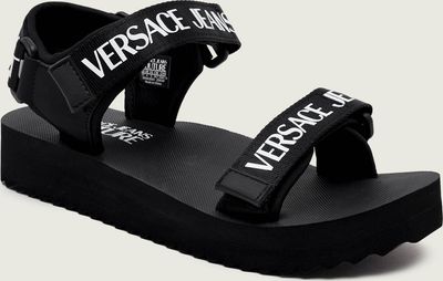 Sandały damskie na lato Versace Jeans Couture ze sklepu: Gomez Fashion Store w kategorii: Sandały damskie - zdjęcie 874714-BD9-10338_VR262W000031899