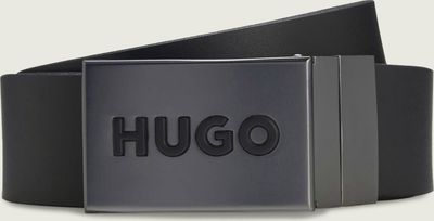 HUGO - Pasek ze sklepu: Gomez Fashion Store w kategorii: Paski męskie - zdjęcie 874714-BD9-10338_BU262M000182001
