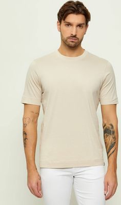 Gran Sasso - T-shirt męski casual ze sklepu: Gomez Fashion Store w kategorii: T-shirty męskie - zdjęcie 874714-BD9-10338_GG262M000026008