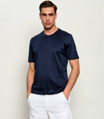 T-shirt męski casualowy Gran Sasso ze sklepu: Gomez Fashion Store w kategorii: T-shirty męskie - zdjęcie 874714-BD9-10338_GG262M000027598