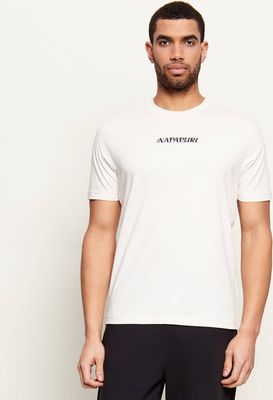 T-shirt męski na lato Napapijri ze sklepu: Gomez Fashion Store w kategorii: T-shirty męskie - zdjęcie 874714-BD9-10338_NA262M000012837