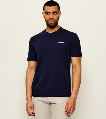 T-shirt męski casualowy Napapijri ze sklepu: Gomez Fashion Store w kategorii: T-shirty męskie - zdjęcie 874714-BD9-10338_NA255M000017176
