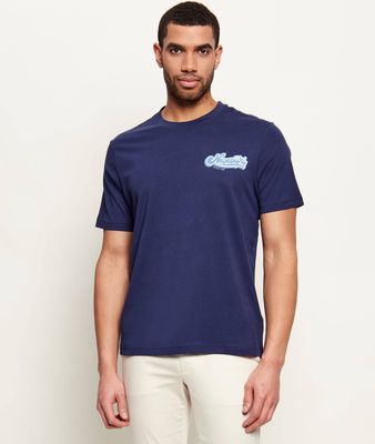 T-shirt męski na lato Napapijri ze sklepu: Gomez Fashion Store w kategorii: T-shirty męskie - zdjęcie 874714-BD9-10338_NA262M000014836