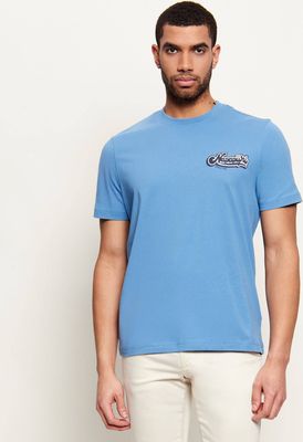 T-shirt męski na wiosnę Napapijri ze sklepu: Gomez Fashion Store w kategorii: T-shirty męskie - zdjęcie 874714-BD9-10338_NA262M000014831
