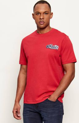Napapijri - T-shirt męski na wiosnę w sportowym stylu ze sklepu: Gomez Fashion Store w kategorii: T-shirty męskie - zdjęcie 874714-BD9-10338_NA262M000014839