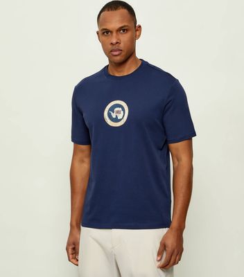 Napapijri - T-shirt męski sportowy ze sklepu: Gomez Fashion Store w kategorii: T-shirty męskie - zdjęcie 874714-BD9-10338_NA262M000021836