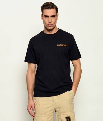 T-shirt męski na wiosnę Napapijri ze sklepu: Gomez Fashion Store w kategorii: T-shirty męskie - zdjęcie 874714-BD9-10338_NA262M000022925