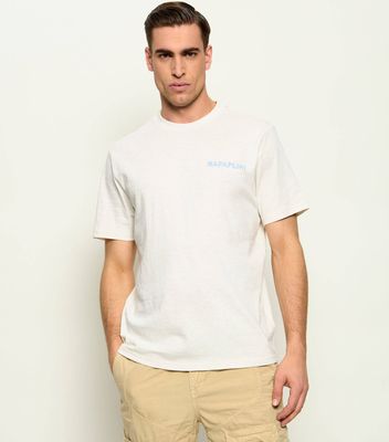 T-shirt męski w sportowym stylu casualowy Napapijri ze sklepu: Gomez Fashion Store w kategorii: T-shirty męskie - zdjęcie 874714-BD9-10338_NA262M000022288