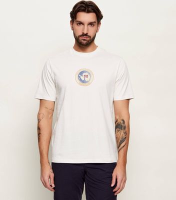T-shirt męski wiosenny Napapijri ze sklepu: Gomez Fashion Store w kategorii: T-shirty męskie - zdjęcie 874714-BD9-10338_NA262M000021288