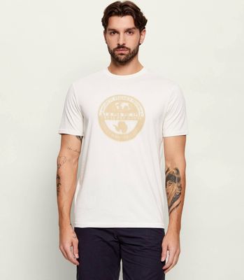 T-shirt męski w stylu młodzieżowym Napapijri ze sklepu: Gomez Fashion Store w kategorii: T-shirty męskie - zdjęcie 874714-BD9-10338_NA262M000024288