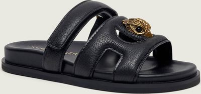 Klapki damskie na lato Kurt Geiger ze sklepu: Gomez Fashion Store w kategorii: Klapki damskie - zdjęcie 874714-BD9-10338_KG262W000155001