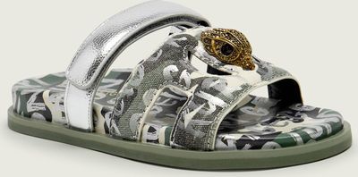 Klapki damskie na lato Kurt Geiger ze sklepu: Gomez Fashion Store w kategorii: Klapki damskie - zdjęcie 874714-BD9-10338_KG262W000159075