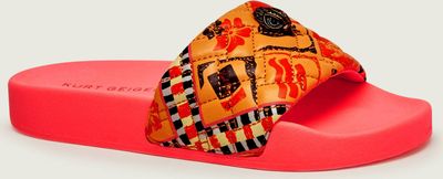 Klapki damskie na lato Kurt Geiger ze sklepu: Gomez Fashion Store w kategorii: Klapki damskie - zdjęcie 874714-BD9-10338_KG262W000205055