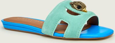 Kurt Geiger - Klapki damskie na lato ze sklepu: Gomez Fashion Store w kategorii: Klapki damskie - zdjęcie 874714-BD9-10338_KG262W000223060