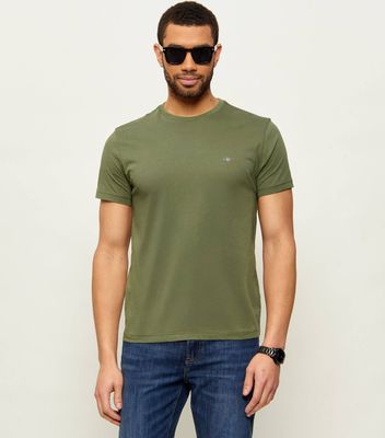 T-shirt męski na wiosnę Gant ze sklepu: Gomez Fashion Store w kategorii: T-shirty męskie - zdjęcie 874714-BD9-10338_GA262M000046B09