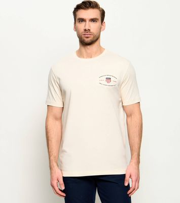 Gant - T-shirt męski na lato ze sklepu: Gomez Fashion Store w kategorii: T-shirty męskie - zdjęcie 874714-BD9-10338_GA262M000042B08