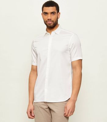 Koszula męska na lato casualowa Emporio Armani ze sklepu: Gomez Fashion Store w kategorii: Koszule męskie - zdjęcie 874714-BD9-10338_EA262M000087N10