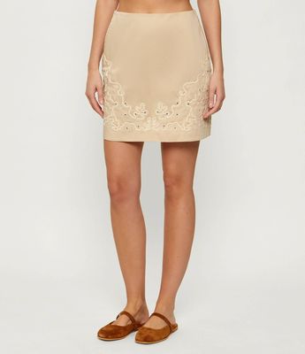 Spódnica casualowa na lato BOSS ORANGE ze sklepu: Gomez Fashion Store w kategorii: Spódnice - zdjęcie 874714-BD9-10338_BO262W000013287