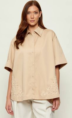 Koszula damska BOSS ORANGE ze sklepu: Gomez Fashion Store w kategorii: Koszule damskie - zdjęcie 874714-BD9-10338_BO262W000018287