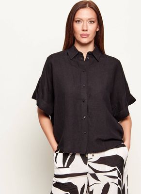 Koszula damska letnia BOSS ORANGE ze sklepu: Gomez Fashion Store w kategorii: Koszule damskie - zdjęcie 874714-BD9-10338_BO262W000019001