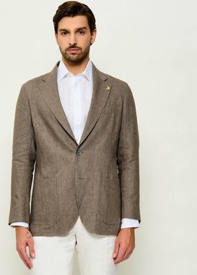 Marynarka męska letnia Tombolini ze sklepu: Gomez Fashion Store w kategorii: Marynarki męskie - zdjęcie 874714-BD9-10338_TL262M000006008