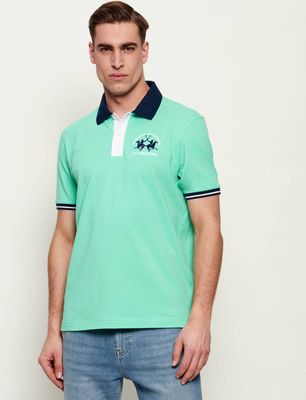 T-shirt męski La Martina ze sklepu: Gomez Fashion Store w kategorii: T-shirty męskie - zdjęcie 874714-BD9-10338_LR262M000014800