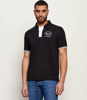 T-shirt męski w stylu młodzieżowym La Martina ze sklepu: Gomez Fashion Store w kategorii: T-shirty męskie - zdjęcie 874714-BD9-10338_LR262M000014999