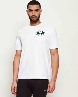 T-shirt męski młodzieżowy La Martina ze sklepu: Gomez Fashion Store w kategorii: T-shirty męskie - zdjęcie 874714-BD9-10338_LR262M000019001