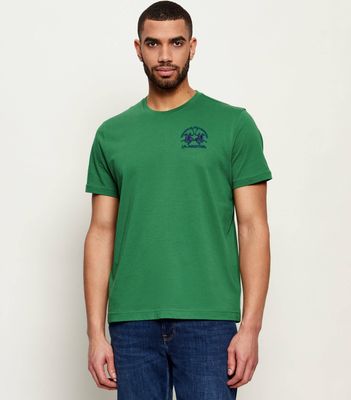 T-shirt męski casual La Martina ze sklepu: Gomez Fashion Store w kategorii: T-shirty męskie - zdjęcie 874714-BD9-10338_LR262M000020803