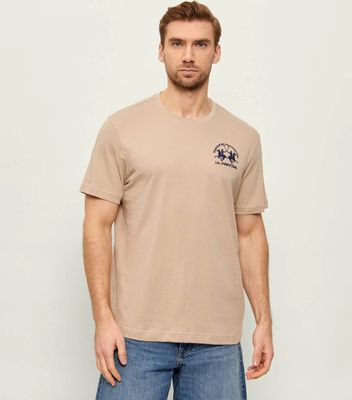 T-shirt męski na lato La Martina ze sklepu: Gomez Fashion Store w kategorii: T-shirty męskie - zdjęcie 874714-BD9-10338_LR262M000020801