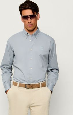 Koszula męska z kołnierzykiem button down BOSS ORANGE ze sklepu: Gomez Fashion Store w kategorii: Koszule męskie - zdjęcie 874714-BD9-10338_BO264M000010084