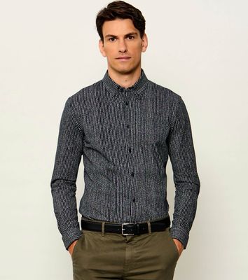 Koszula męska z klasycznym kołnierzykiem BOSS ORANGE ze sklepu: Gomez Fashion Store w kategorii: Koszule męskie - zdjęcie 874714-BD9-10338_BO264M000011404