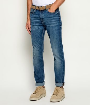 Jeansy męskie na wiosnę BOSS ORANGE ze sklepu: Gomez Fashion Store w kategorii: Jeansy męskie - zdjęcie 874714-BD9-10338_BO264M000014434