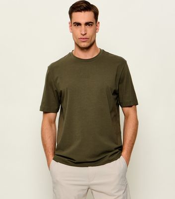 T-shirt męski casual BOSS ORANGE ze sklepu: Gomez Fashion Store w kategorii: T-shirty męskie - zdjęcie 874714-BD9-10338_BO264M000024325
