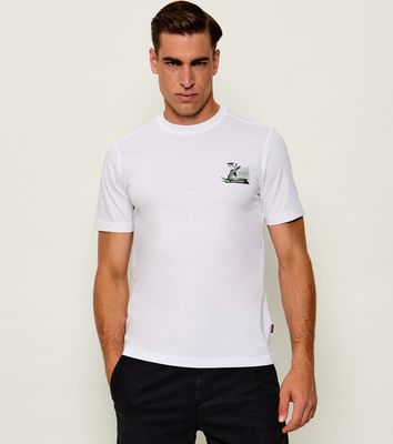 T-shirt męski casual BOSS ORANGE ze sklepu: Gomez Fashion Store w kategorii: T-shirty męskie - zdjęcie 874714-BD9-10338_BO264M000045100