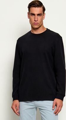 Sweter męski casual na zimę BOSS ORANGE ze sklepu: Gomez Fashion Store w kategorii: Swetry męskie - zdjęcie 874714-BD9-10338_BO264M000048001