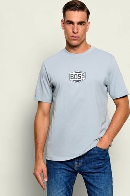 T-shirt męski BOSS ORANGE ze sklepu: Gomez Fashion Store w kategorii: T-shirty męskie - zdjęcie 874714-BD9-10338_BO264M000049084