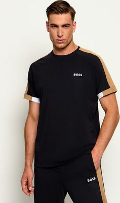 T-shirt męski casual na wiosnę BOSS BLACK ze sklepu: Gomez Fashion Store w kategorii: T-shirty męskie - zdjęcie 874714-BD9-10338_BW264M000034001