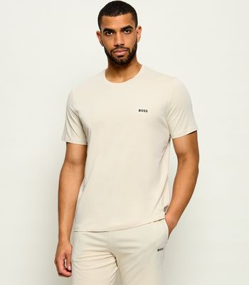 T-shirt męski wiosenny BOSS BLACK ze sklepu: Gomez Fashion Store w kategorii: T-shirty męskie - zdjęcie 874714-BD9-10338_BW264M000040133