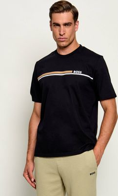T-shirt męski na wiosnę BOSS BLACK ze sklepu: Gomez Fashion Store w kategorii: T-shirty męskie - zdjęcie 874714-BD9-10338_BW264M000048002