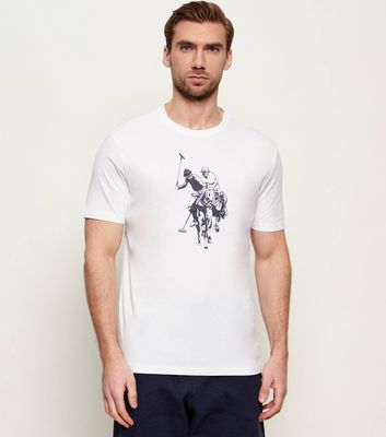 T-shirt męski na wiosnę US Polo ASSN ze sklepu: Gomez Fashion Store w kategorii: T-shirty męskie - zdjęcie 874714-BD9-10338_UO262M000009010
