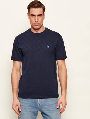 T-shirt męski casual US Polo ASSN ze sklepu: Gomez Fashion Store w kategorii: T-shirty męskie - zdjęcie 874714-BD9-10338_UO262M000020011