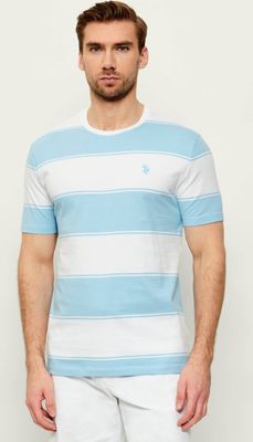 T-shirt męski na lato US Polo ASSN ze sklepu: Gomez Fashion Store w kategorii: T-shirty męskie - zdjęcie 874714-BD9-10338_UO262M000022003