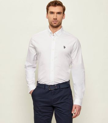 Koszula męska na lato US Polo ASSN ze sklepu: Gomez Fashion Store w kategorii: Koszule męskie - zdjęcie 874714-BD9-10338_UO262M000038019