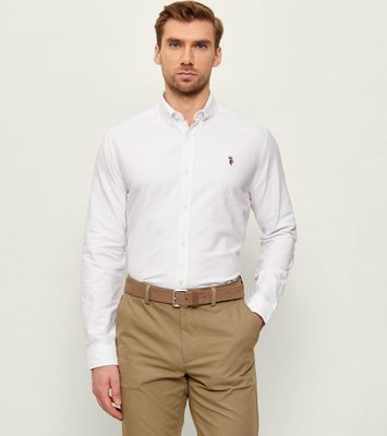 Koszula męska na wiosnę US Polo ASSN ze sklepu: Gomez Fashion Store w kategorii: Koszule męskie - zdjęcie 874714-BD9-10338_UO262M000039010