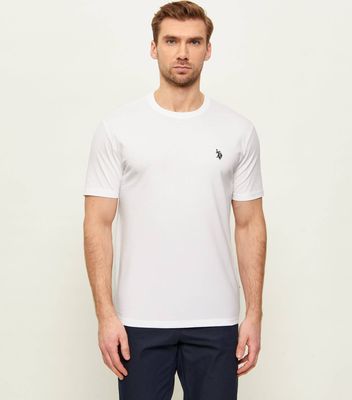 T-shirt męski na lato casualowy US Polo ASSN ze sklepu: Gomez Fashion Store w kategorii: T-shirty męskie - zdjęcie 874714-BD9-10338_UO262M000002019