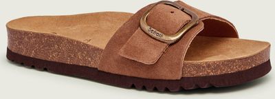 Klapki damskie na lato Scholl ze sklepu: Gomez Fashion Store w kategorii: Klapki damskie - zdjęcie 874714-BD9-10338_OL262M000013008