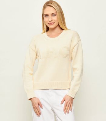 Sweter damski na wiosnę A.P.C. ze sklepu: Gomez Fashion Store w kategorii: Swetry damskie - zdjęcie 874714-BD9-10338_A3262W000011006