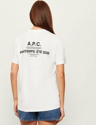 Bluzka damska casual A.P.C. ze sklepu: Gomez Fashion Store w kategorii: Bluzki damskie - zdjęcie 874714-BD9-10338_A3262W000017014